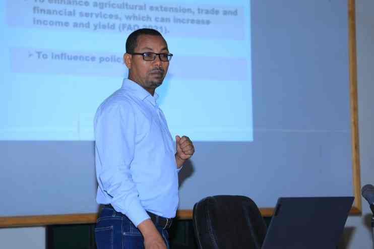 A seminar held on Agricultural data management and Meta data analysis